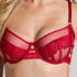 Soutien-gorge à armatures non-préformé Sable, Rouge