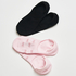 Lot de 2 paires de footies, Rose