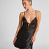 Slip dress Nienke, Noir
