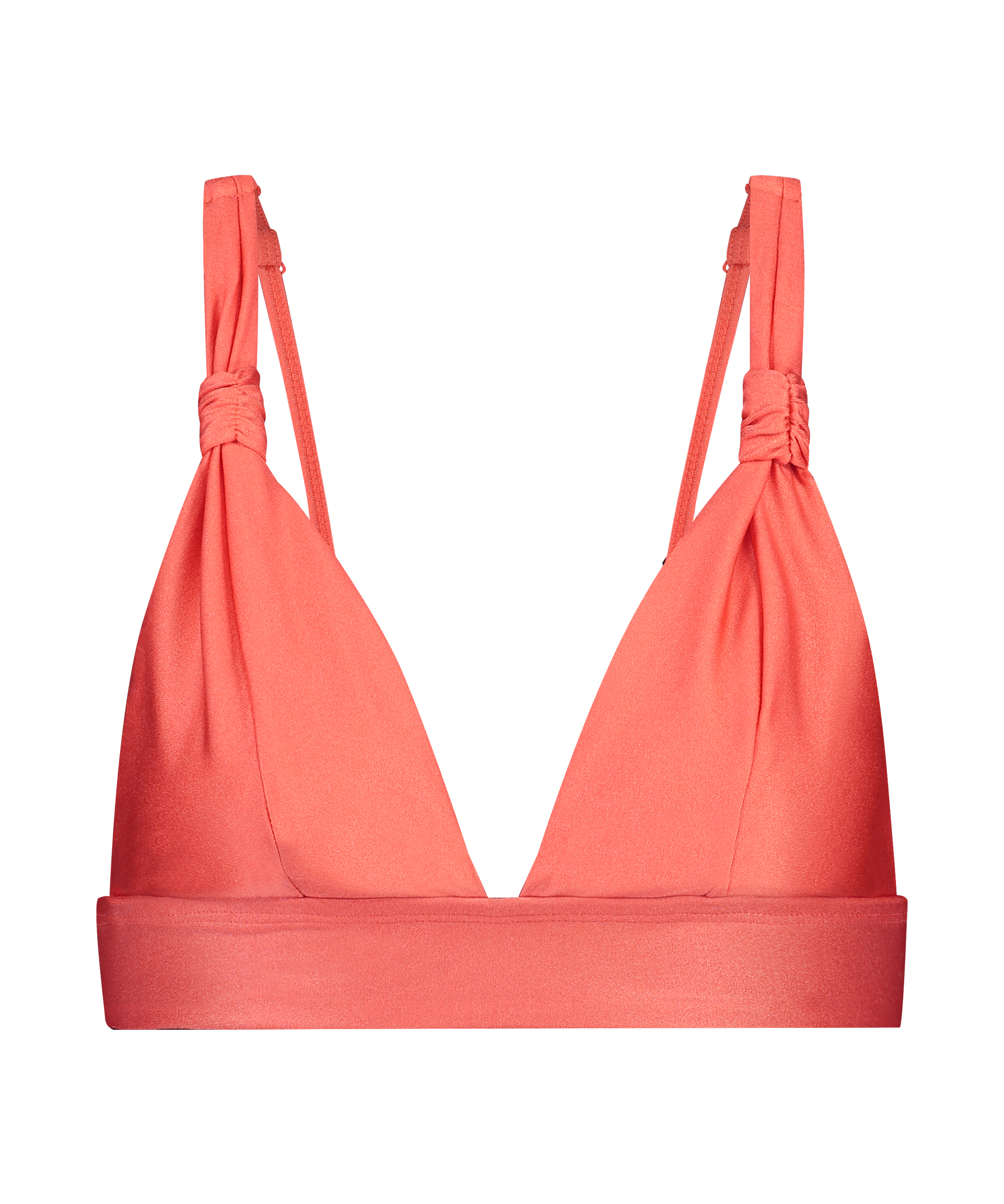 Haut de bikini triangle Luxe, Rouge, main