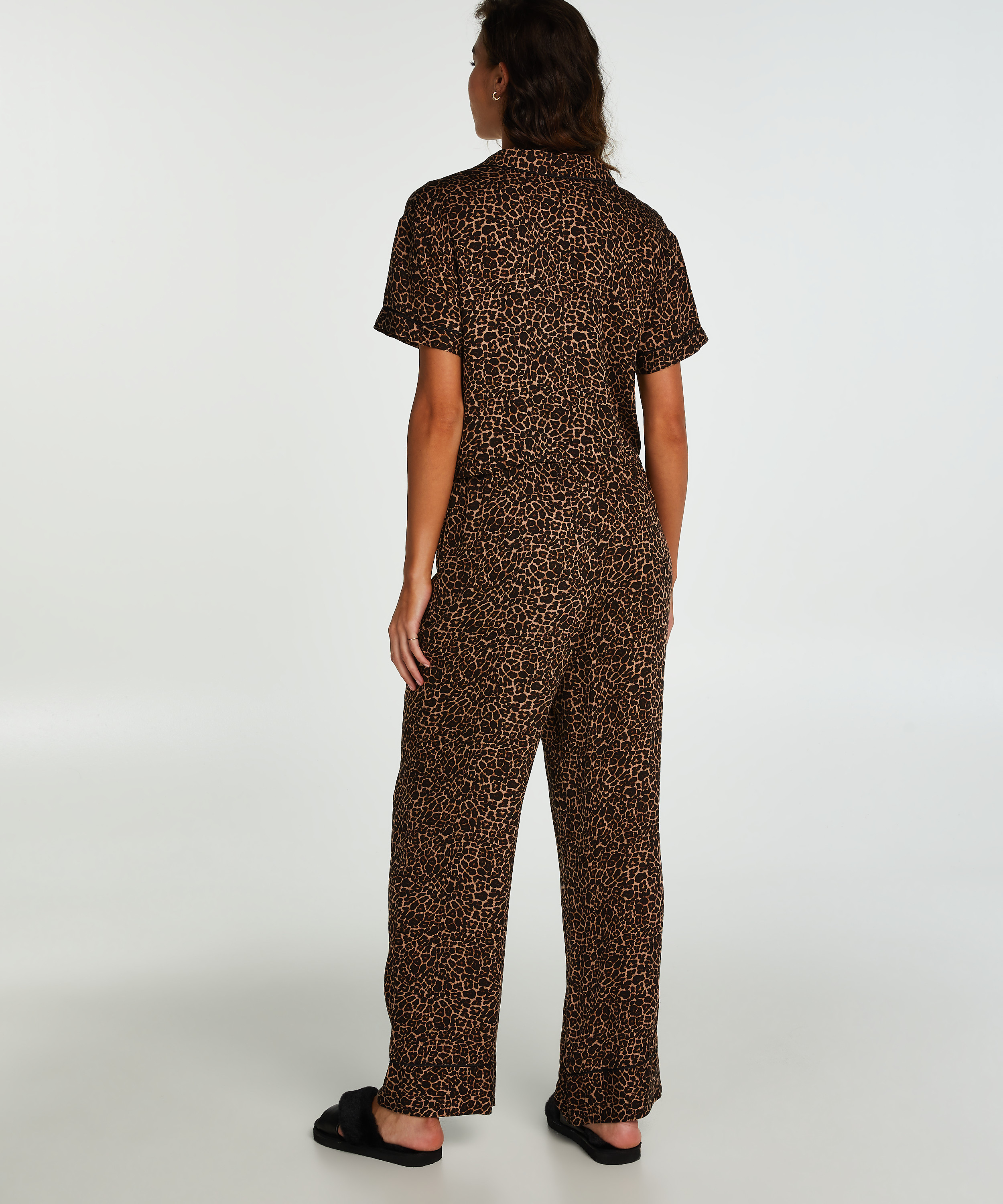 Haut de pyjama, Noir, main