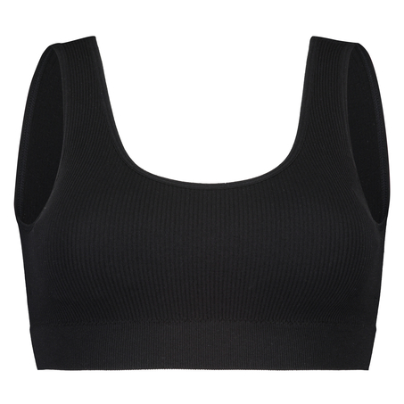 Brassière sans couture, Noir