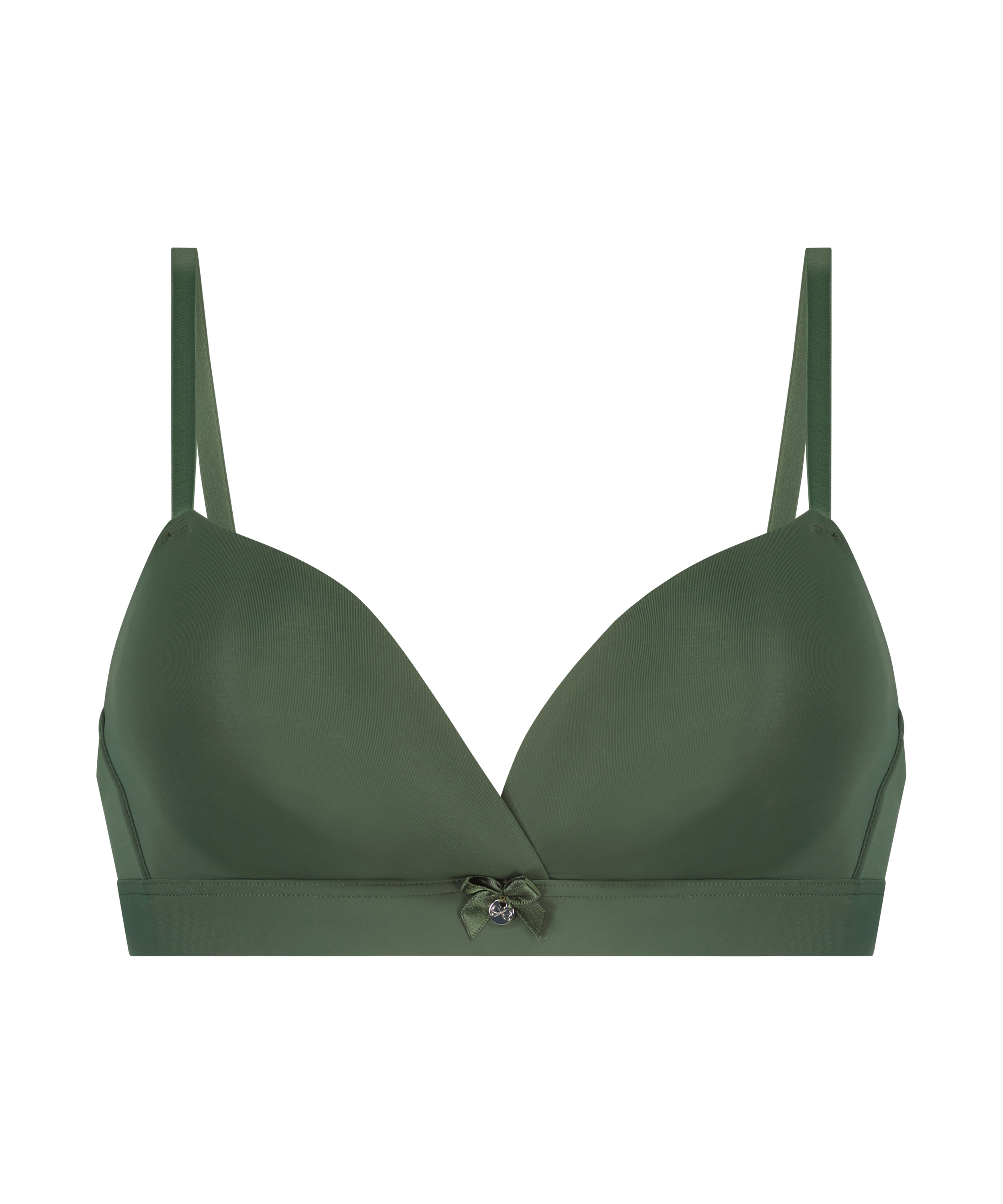 Soutien-gorge sans armature préformé, Vert, main