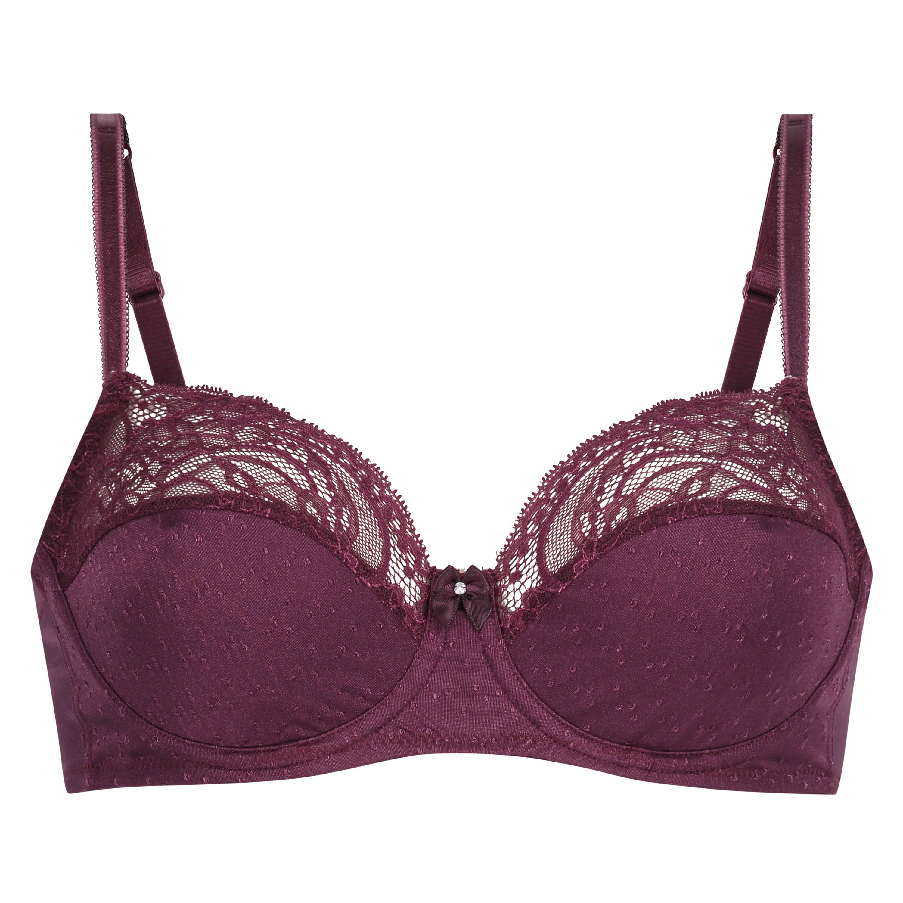 Soutien-gorge à armatures non-préformé Sophie, Violet, main