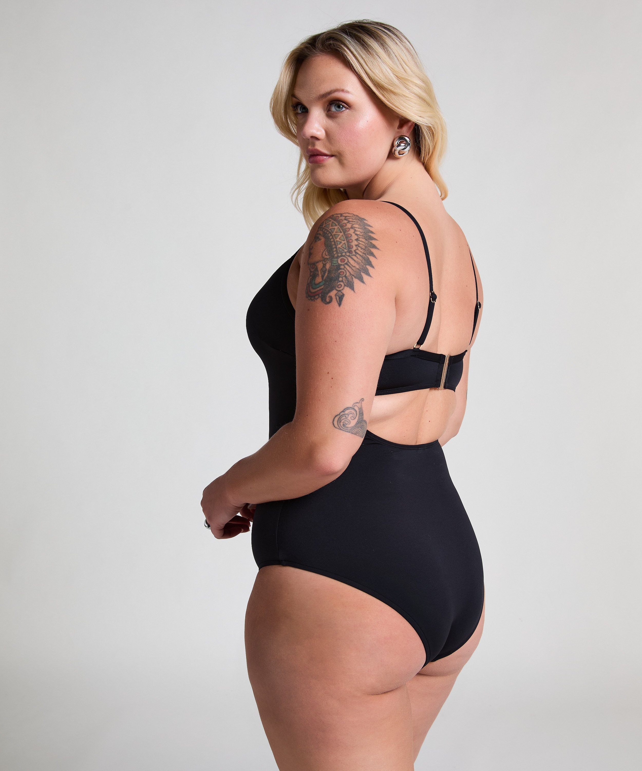 Maillot de bain Neoprene, Noir, main