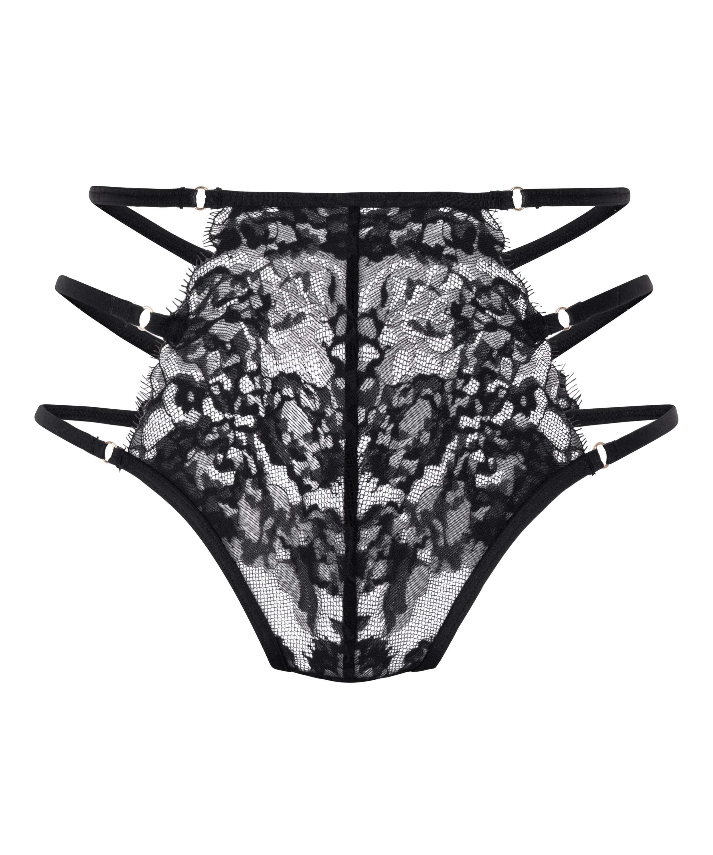 Culotte brésilienne Nienke, Noir, main