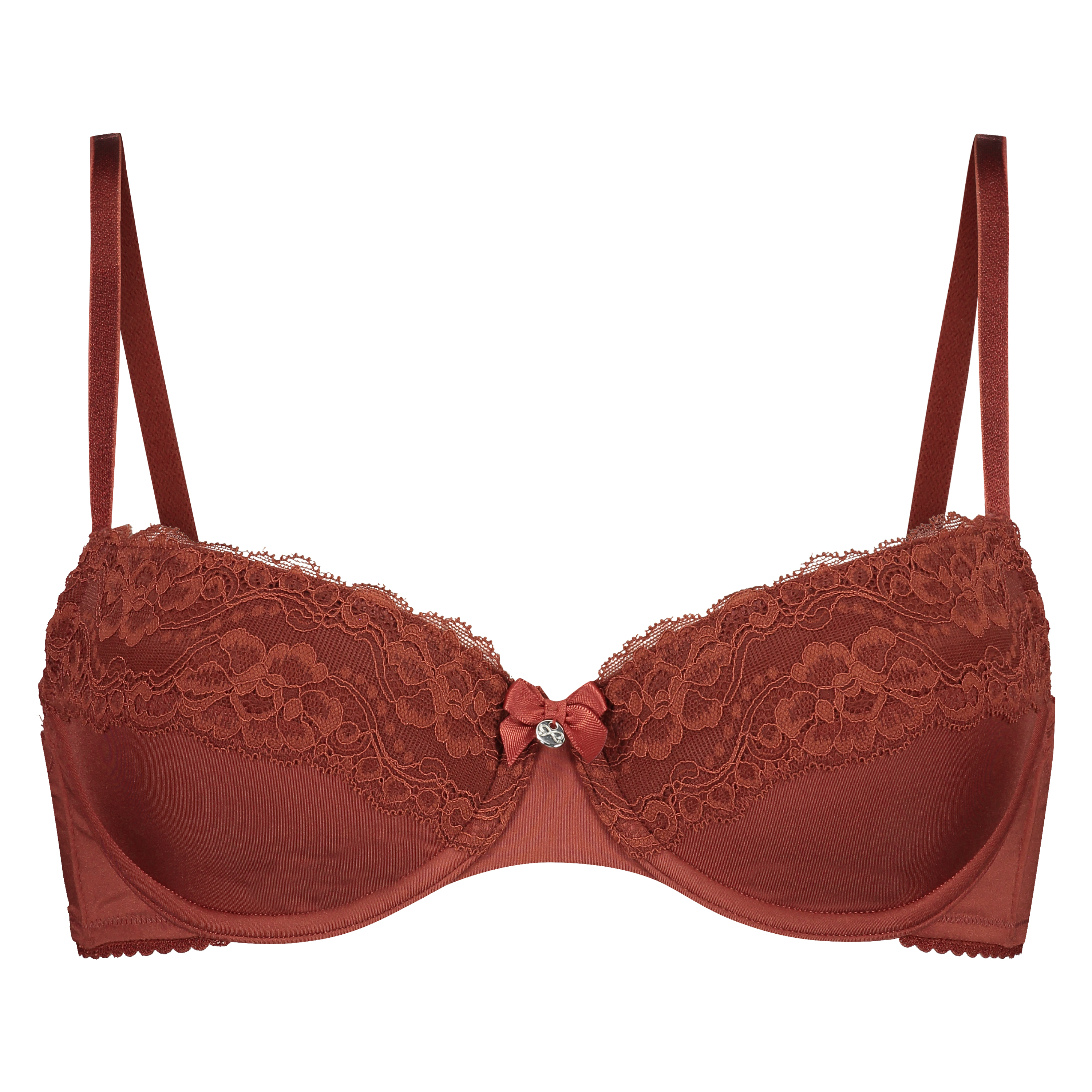 Soutien-gorge à armatures préformé Cherry, Rouge, main
