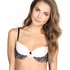 Padded underwired  bra Lory, Rose