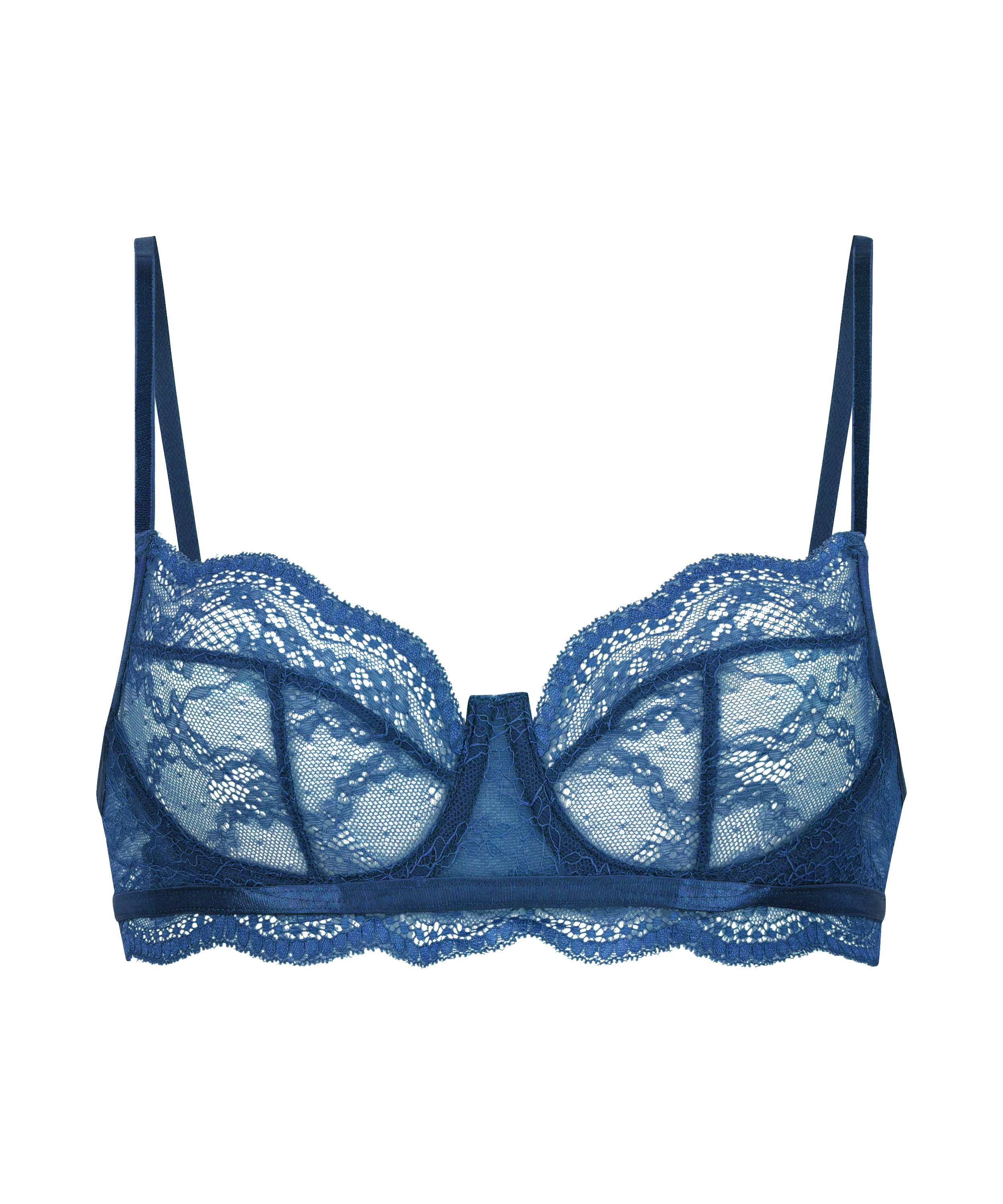Soutien-gorge non-rembourré à armatures Isabelle, Bleu, main