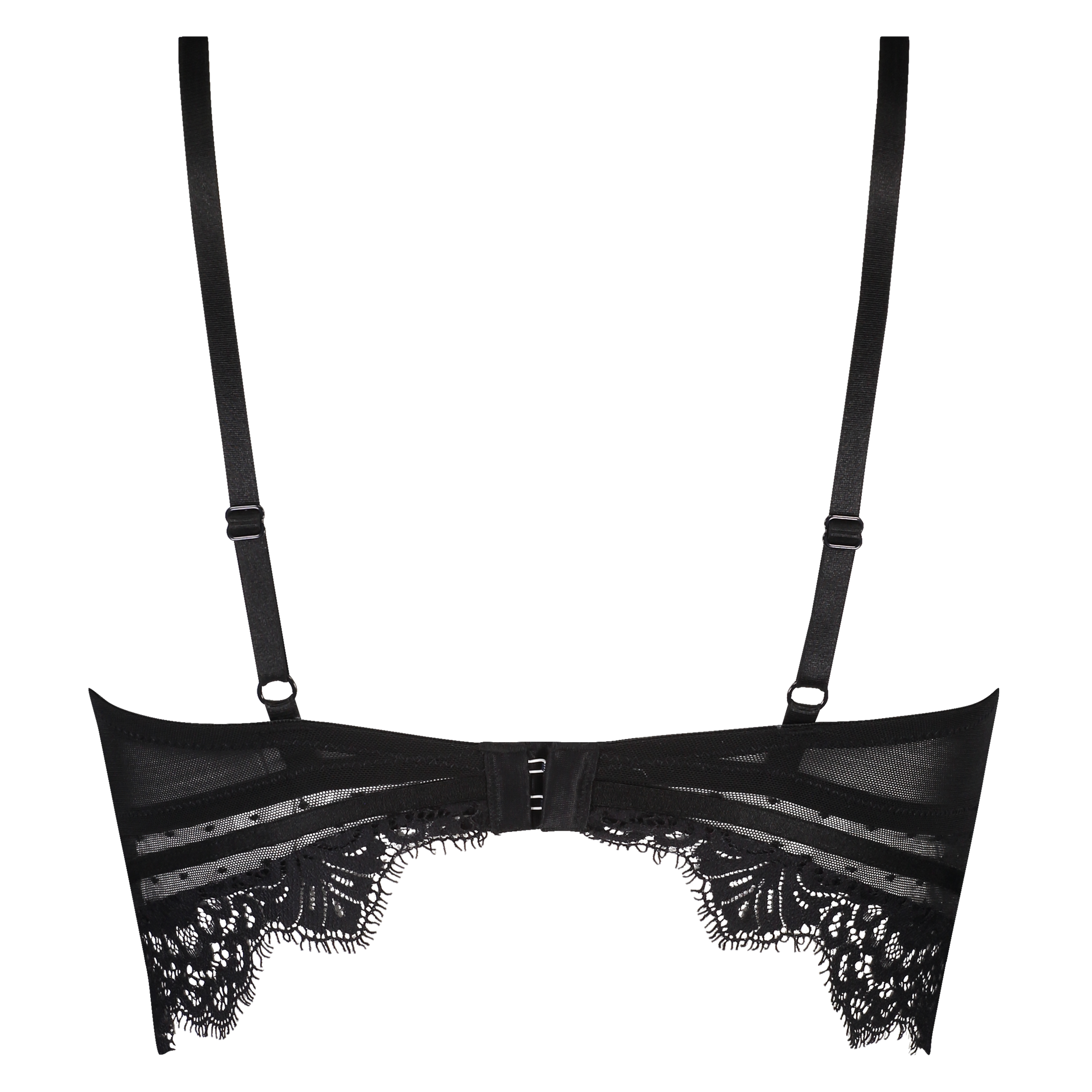 Soutien-gorge à armatures préformé longline Marilee, Noir, main