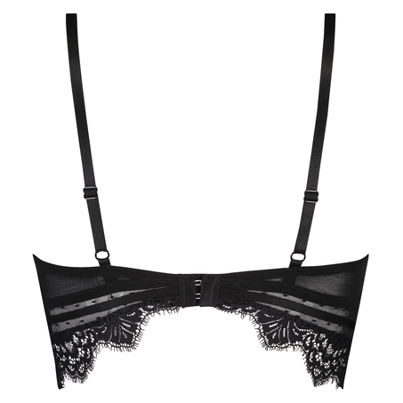 Soutien-gorge à armatures préformé longline Marilee, Noir