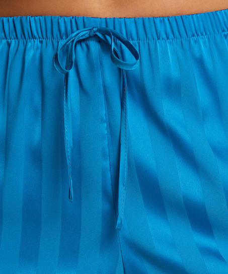 Short de pijama Satin, Bleu