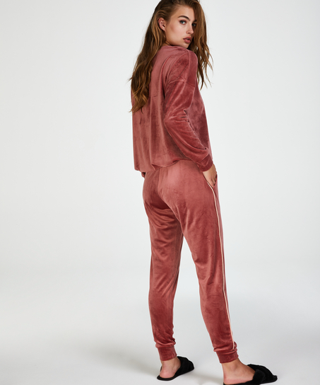 Pantalon de jogging Velour, Rose