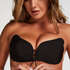 Soutien-gorge push-up autocollant, Noir