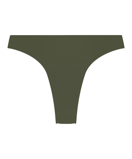 Slip de Bikini Échancrés Luxe, Vert