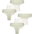 Lot de 6 boxers Vikki, Blanc