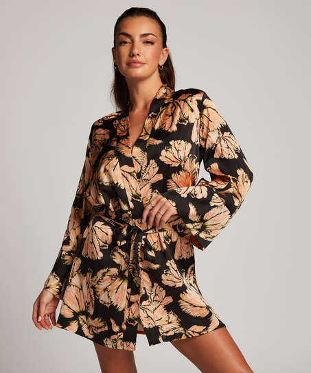Kimono Satin, Noir