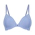 Soutien-gorge à armatures préformé Plunge, Bleu