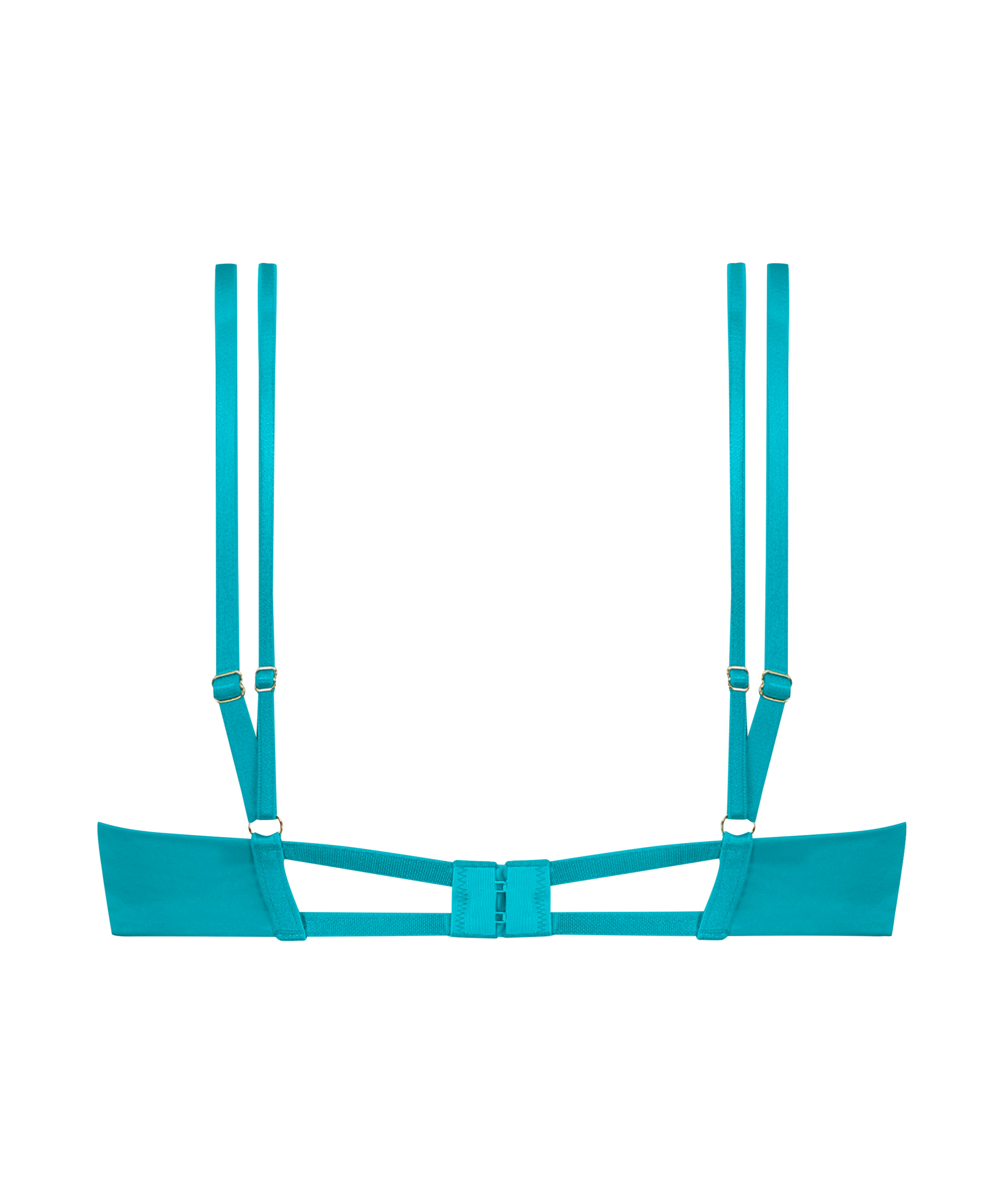 Soutien-gorge rembourré demi-bonnet à armatures préformé Ellie, Bleu, main