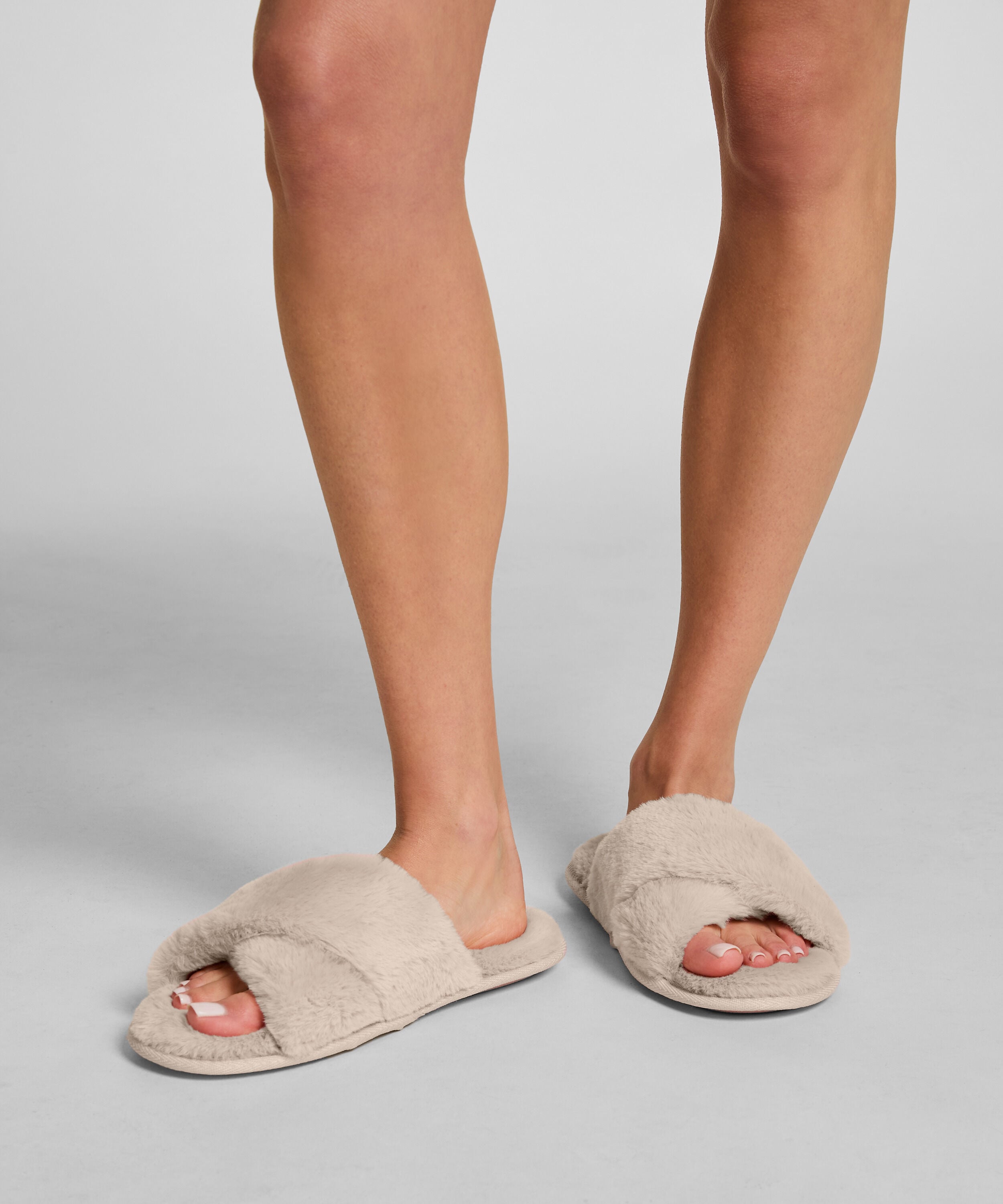 Chaussons Lia, Beige