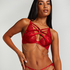 Soutien-gorge à armatures non-préformé Chayna, Rouge