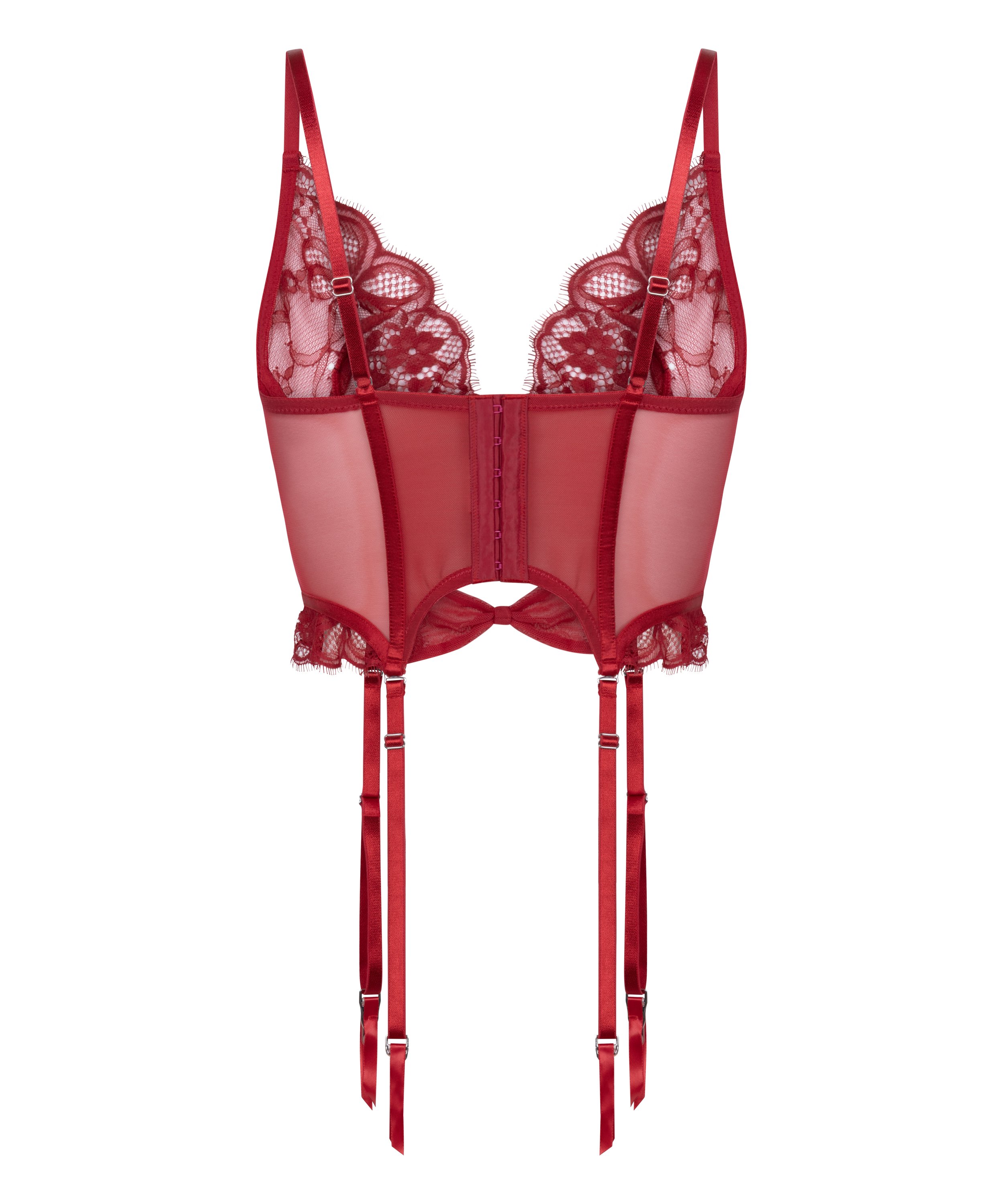 Bustier Marianna, Rouge, main