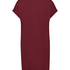 Chemise de nuit col rond, Rouge
