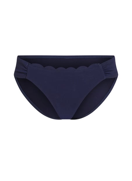 Slip de Bikini Rio Scallop, Bleu