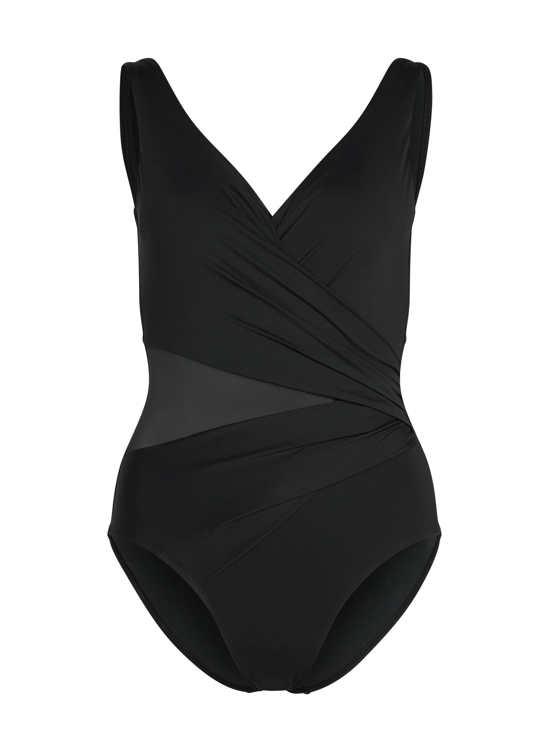 Maillot de bain Shaping Shell Mesh, Noir, main