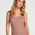 Singlet Henley, Marron