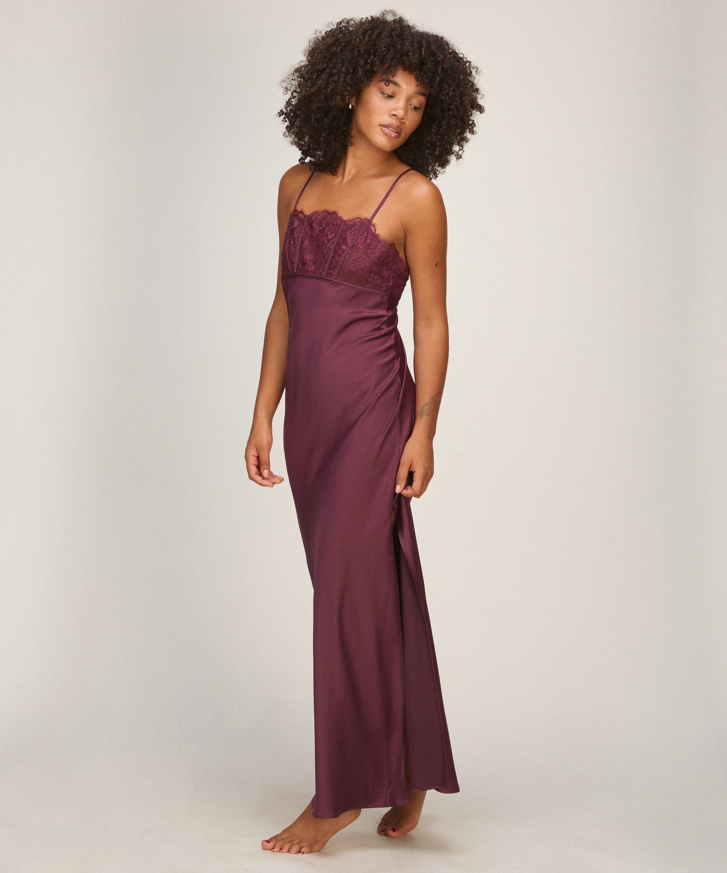 Nuisette Longue Lana, Violet