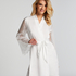 Kimono Satin Bride, Blanc