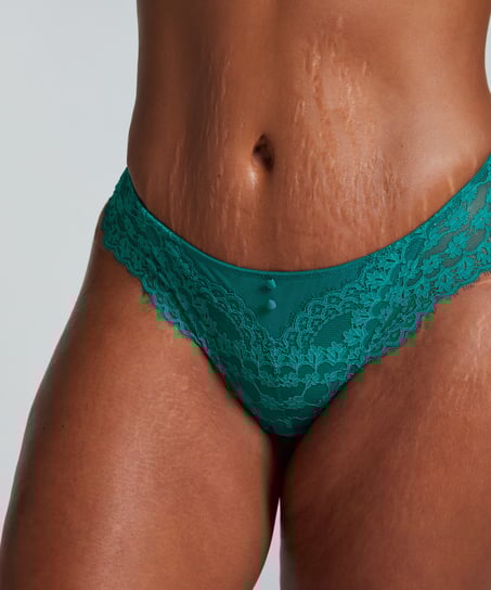 Slip br&eacute;silien Daisy, Vert