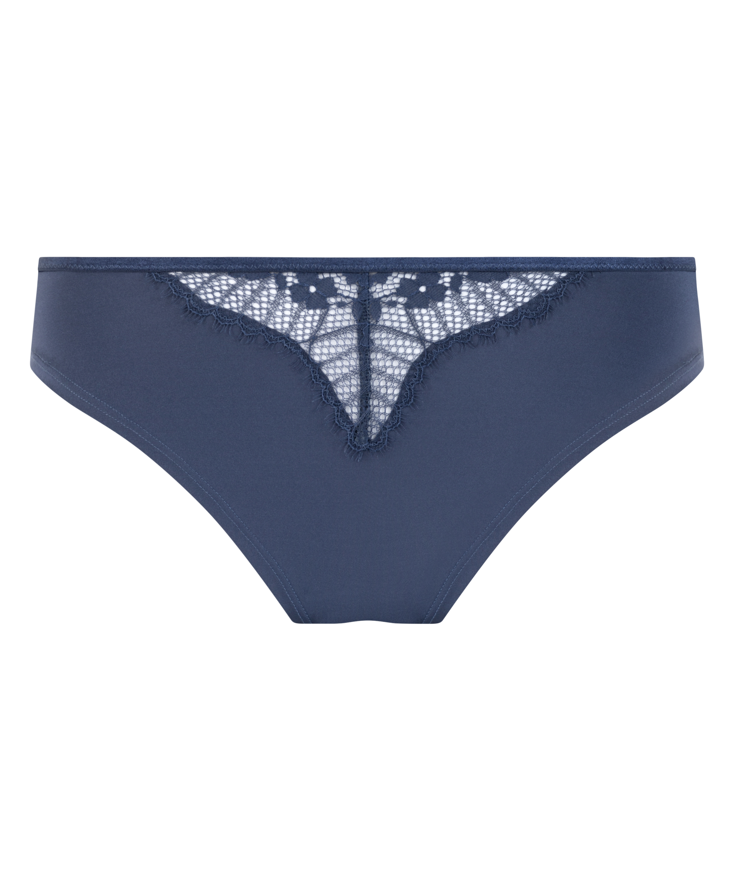 Slip brésilien Pearlene, Bleu, main