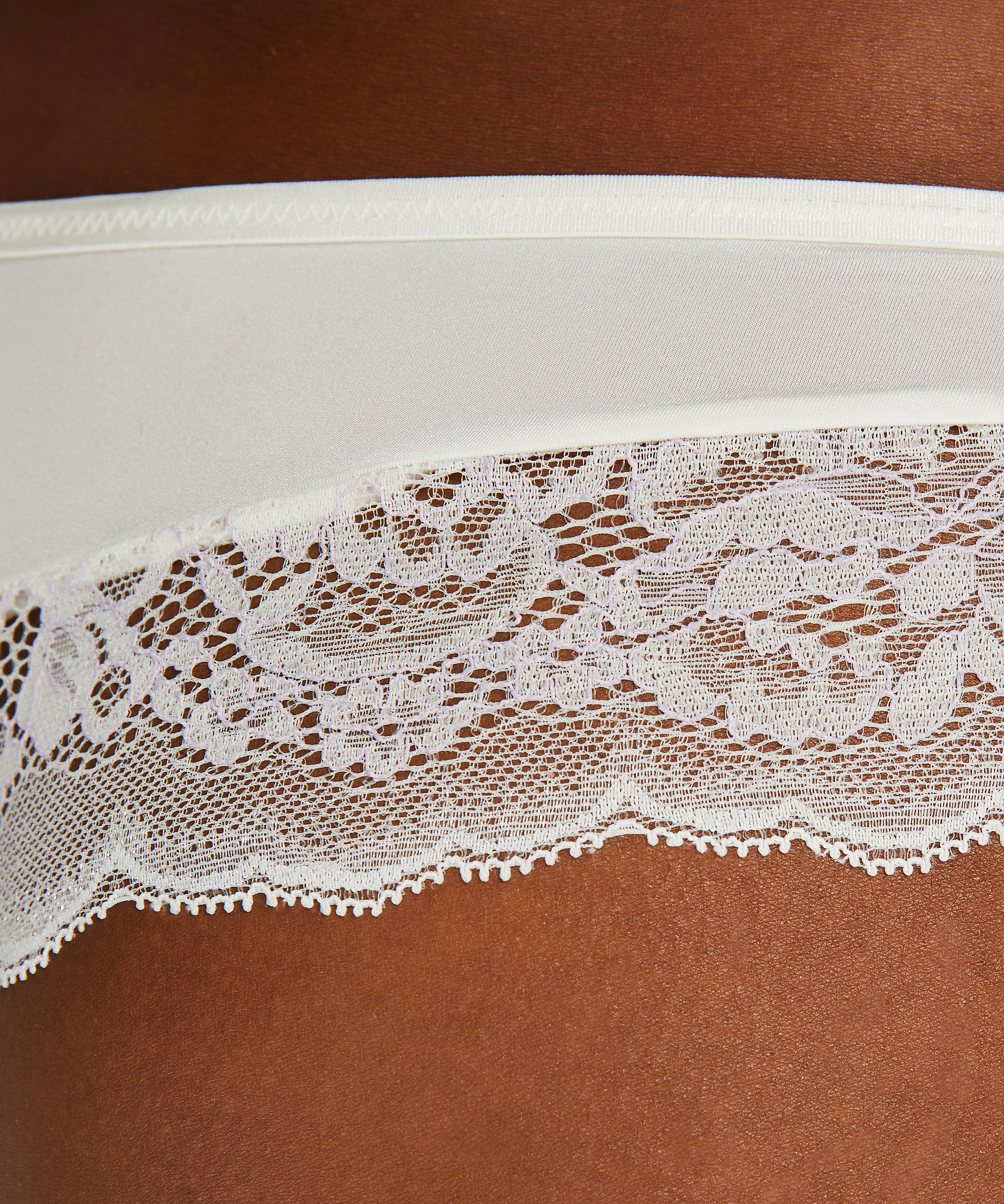 Boxer string Camile, Blanc, main