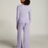 Pantalon de pyjama Pointelle, Violet