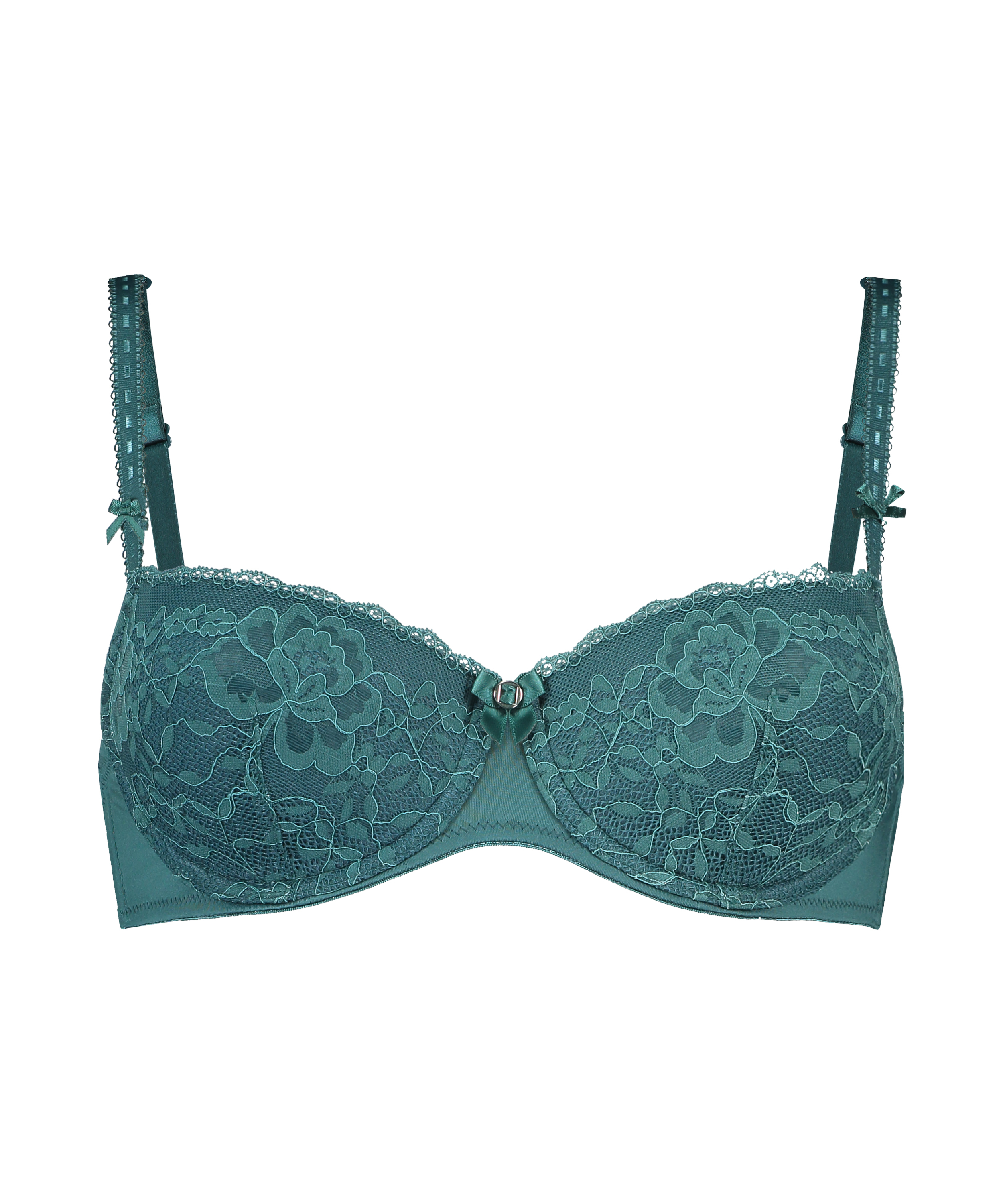 Soutien-gorge &agrave; armatures pr&eacute;form&eacute; Maya, Bleu, main