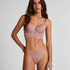 Soutien-gorge à armatures rembourré longline Essie, Violet