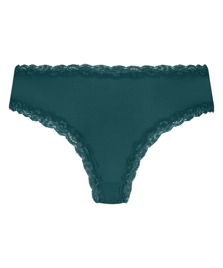 Slip brésilien V-shape mesh, Vert