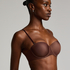 Soutien-gorge à armatures préformé sans bretelles Jane, Marron