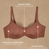 Soutien-gorge à armatures préformé Smooth, Marron