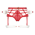 Haut slip brésilien Cindy, Rouge