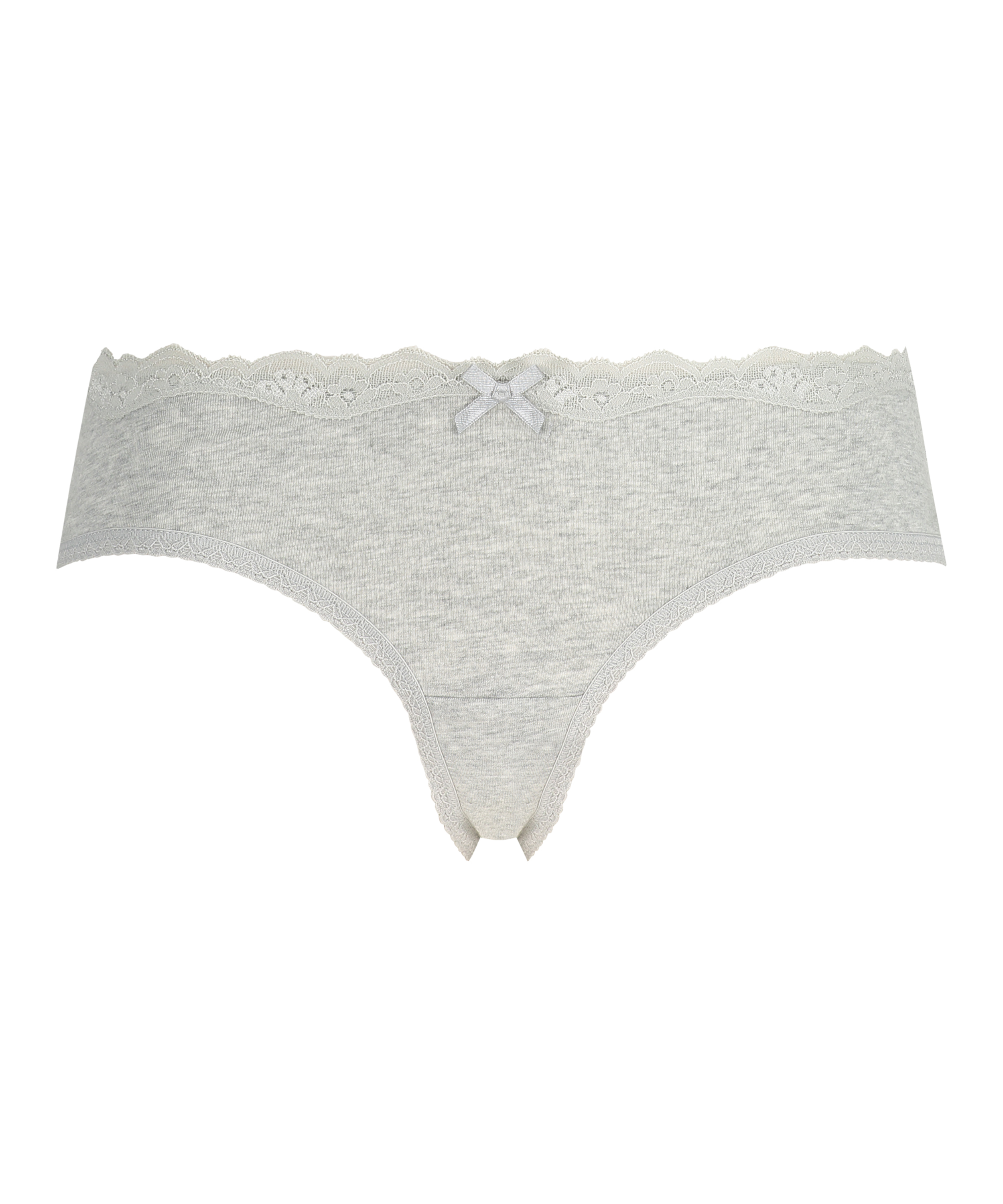 Slip br&eacute;silien coton, Gris, main