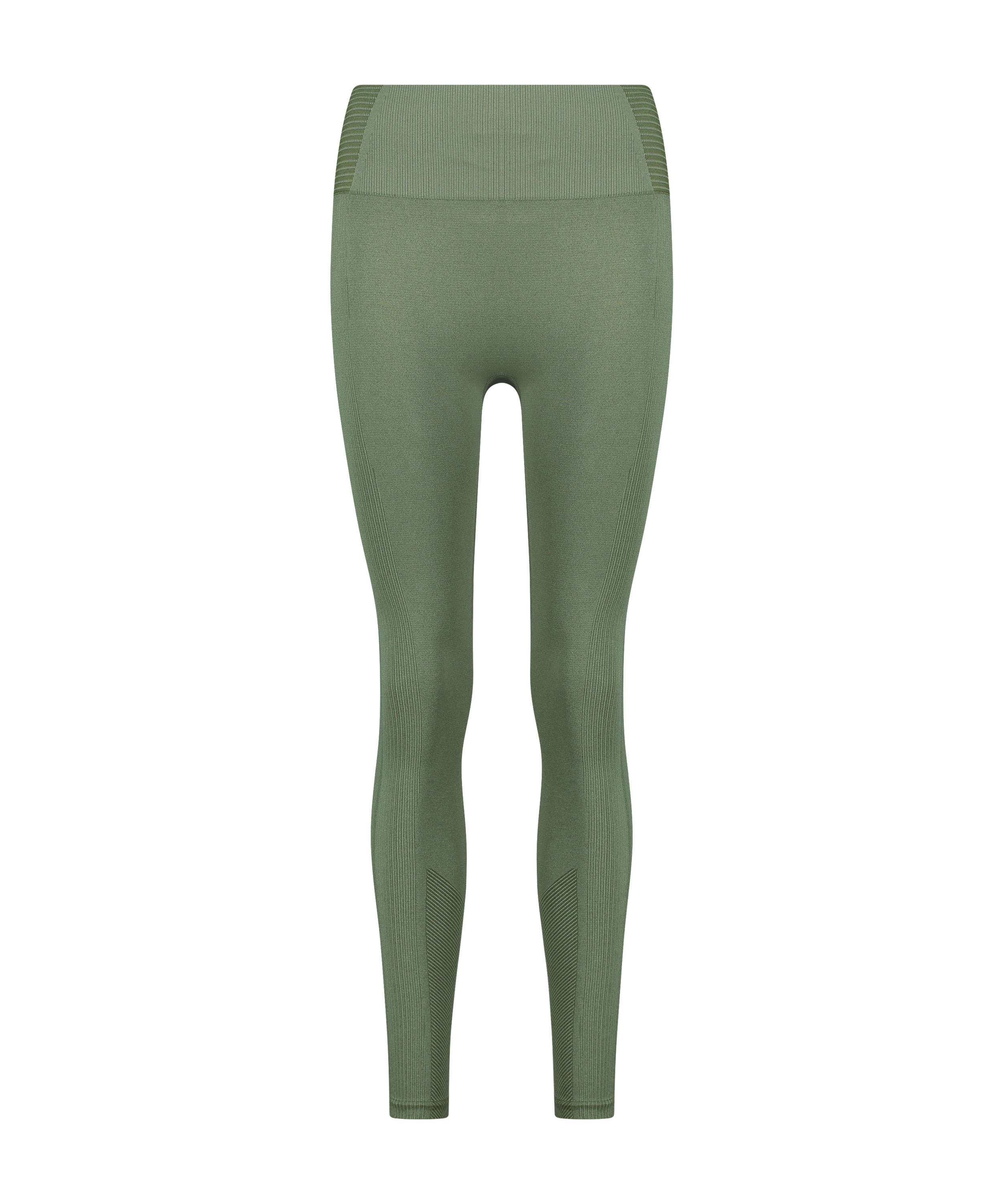 HKMX Legging de sport sans coutures taille haute, Vert, main