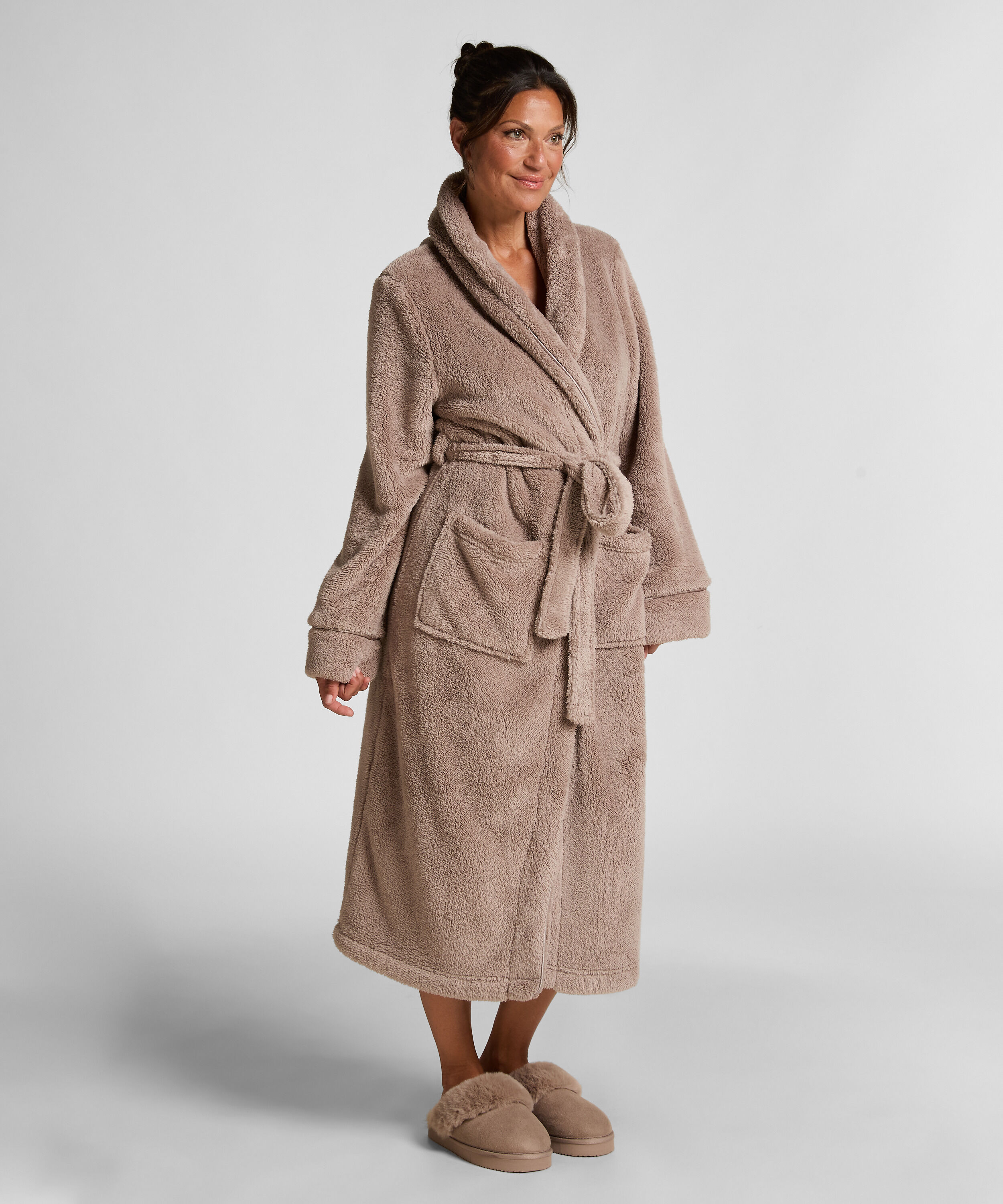Peignoir Fleece, Beige