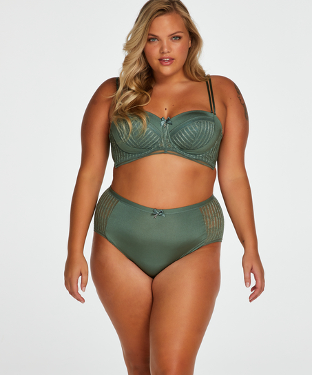 Slip taille haute Kriss I AM Danielle, Vert