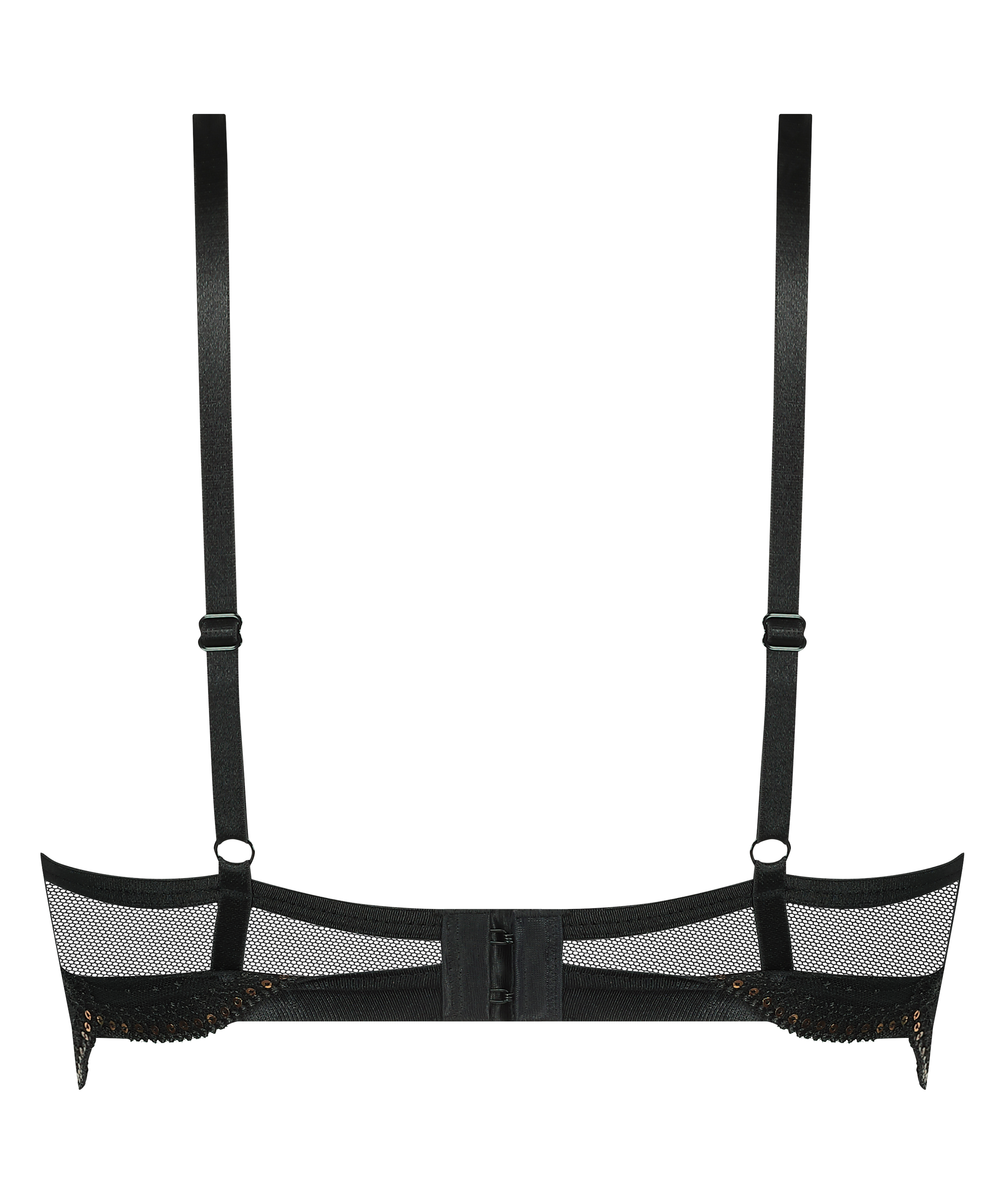 Brassière Ruby, Noir, main