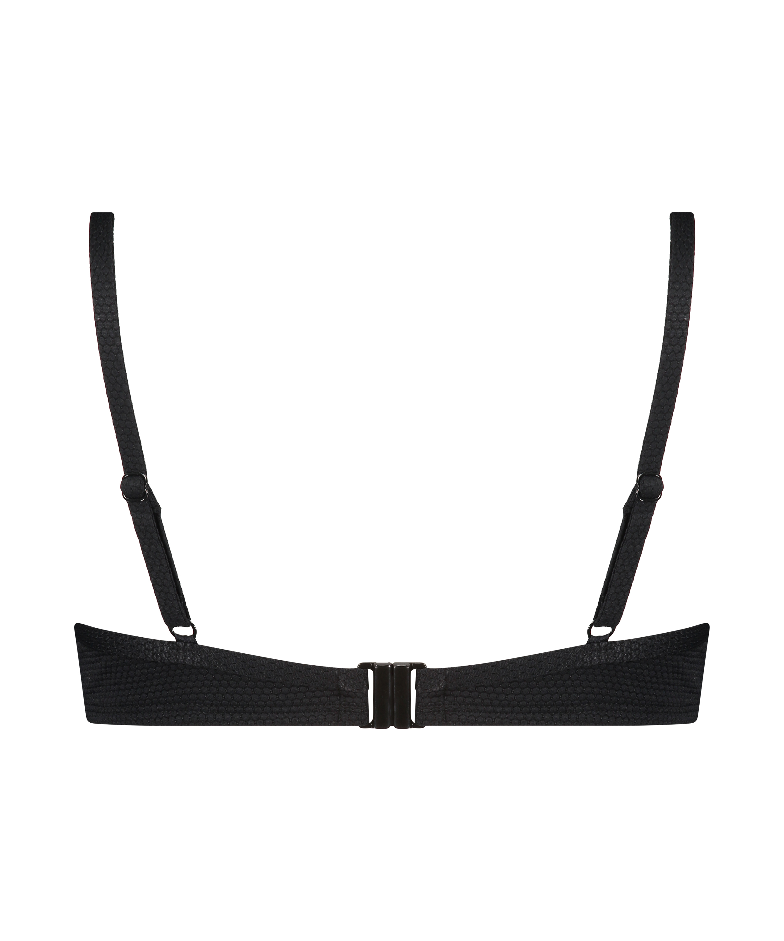 Haut de bikini à armatures non-préformé Scallop Glam, Noir, main