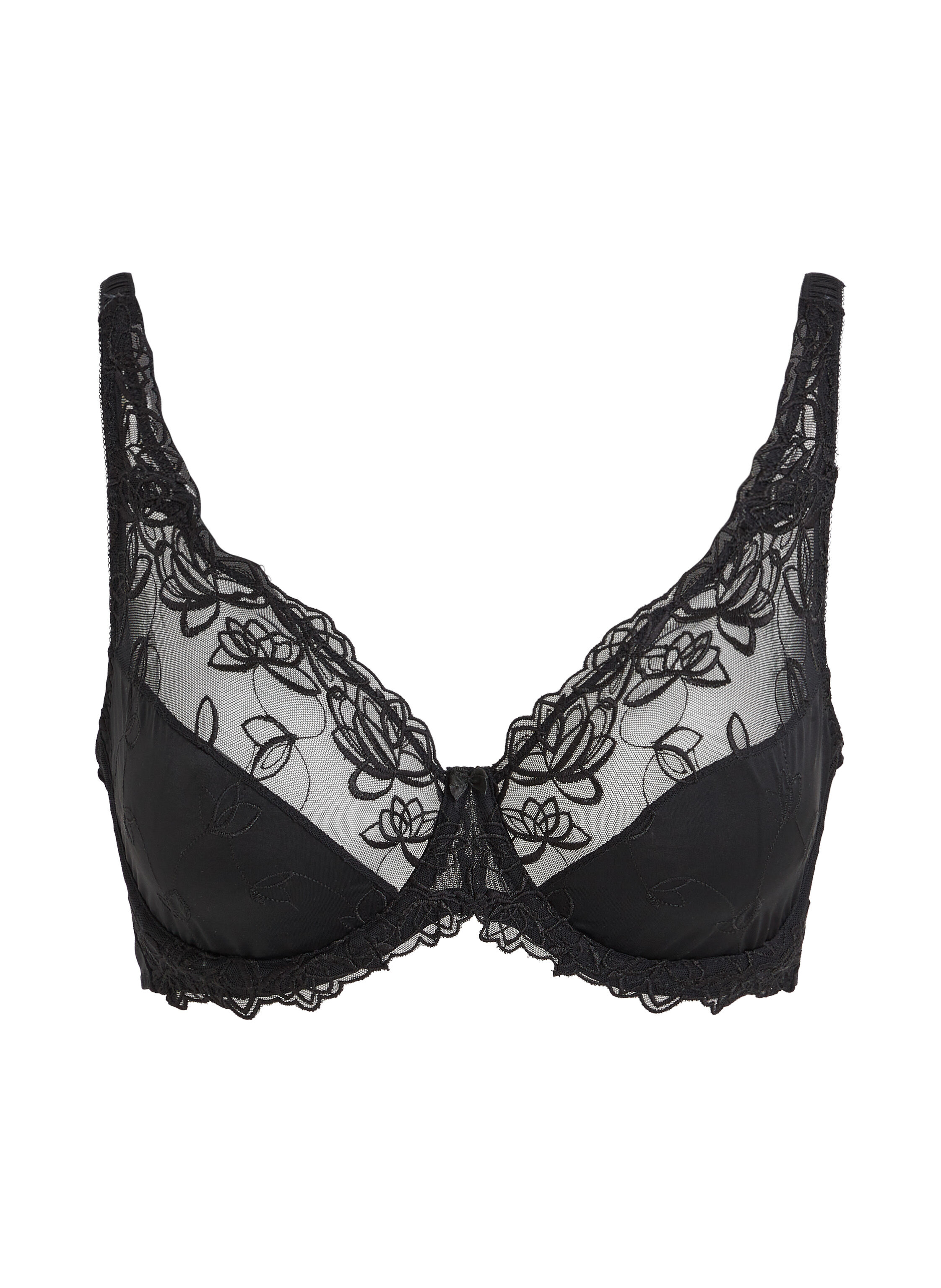 Soutien-gorge &agrave; armatures non-pr&eacute;form&eacute; Diva, Noir