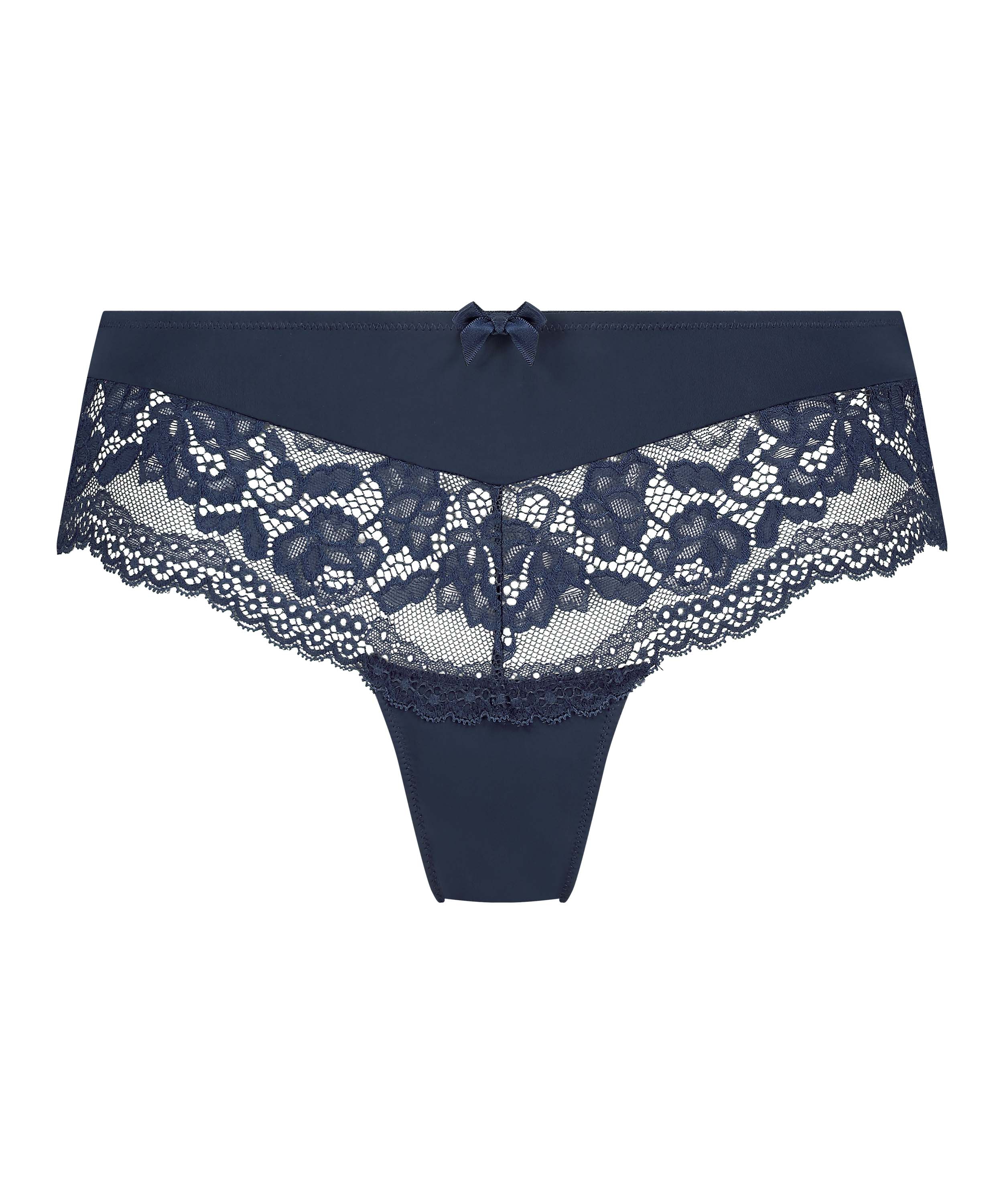 Short brésilien Valence, Bleu, main